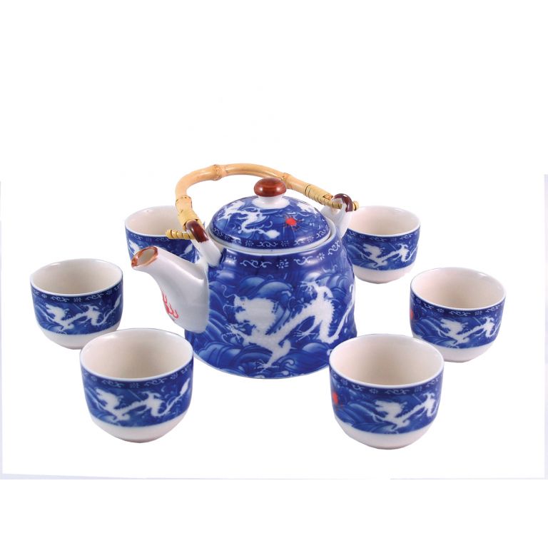 Double Dragon Tea Set