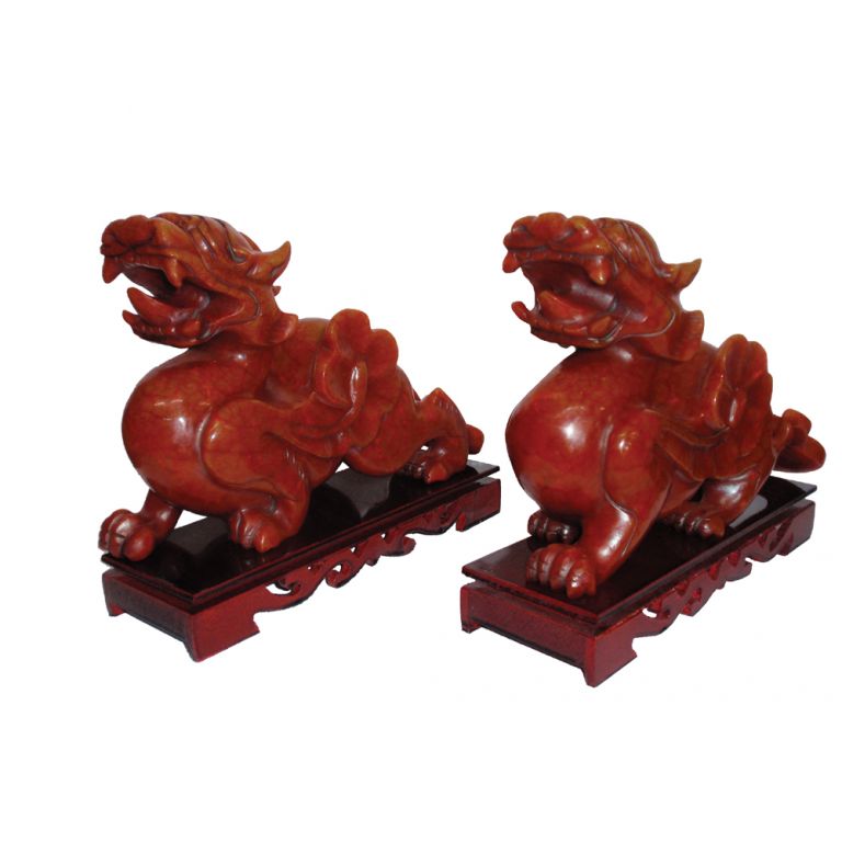 Pair of Stone Pixiu