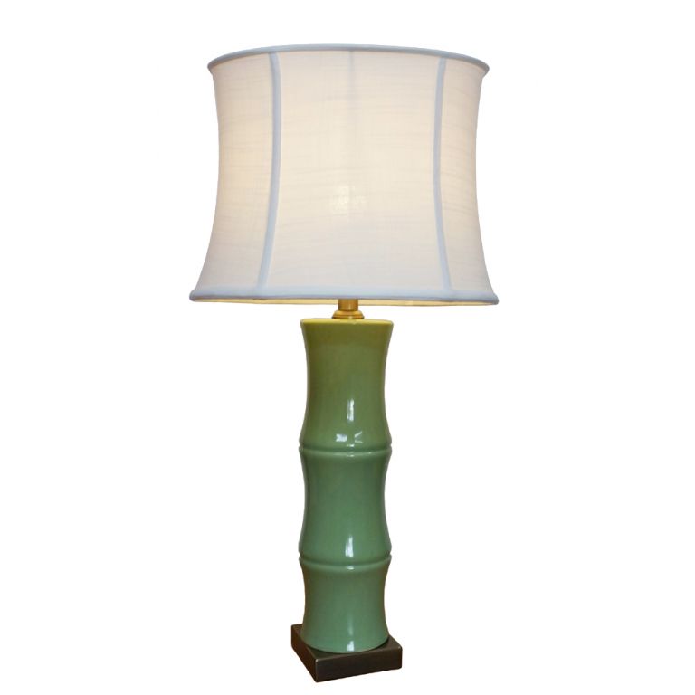 Green Bamboo Lamp