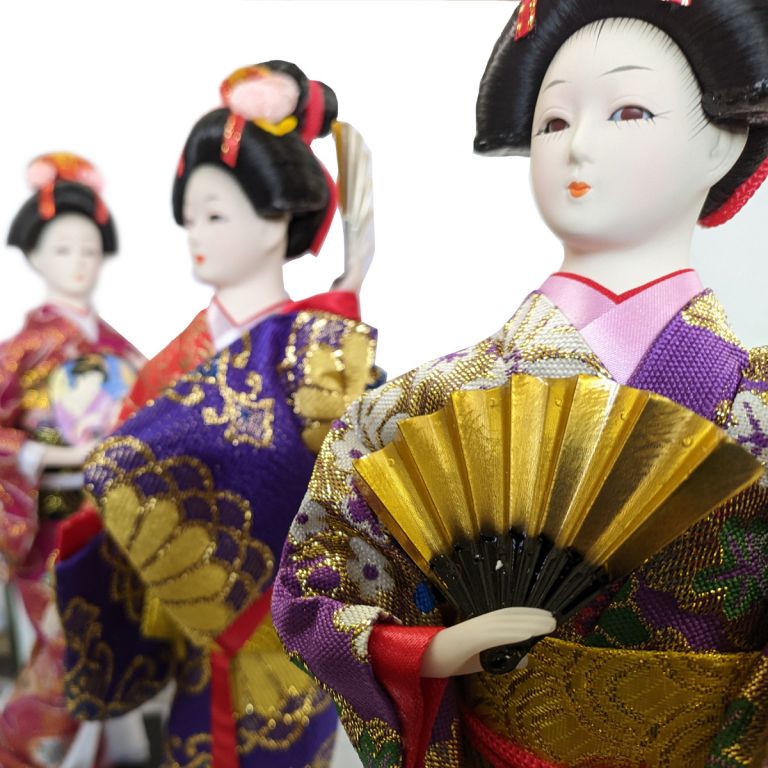 Japanese Lady in Purple Doll