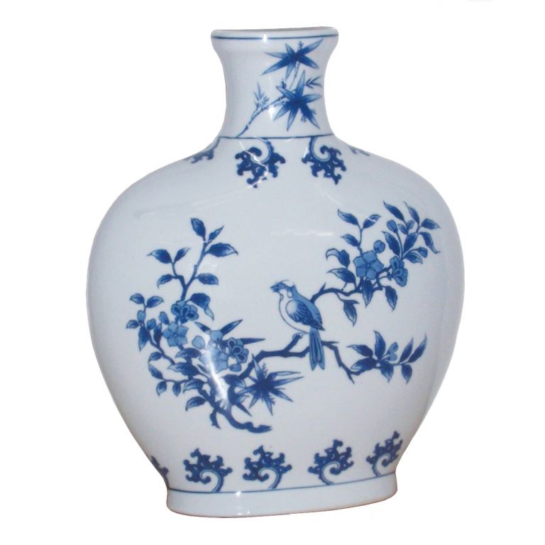 Zhi Que Flat Vase