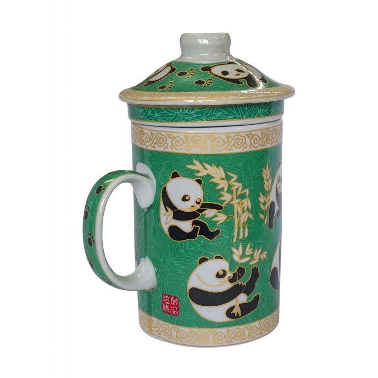 Panda Bamboo Infuser Mug