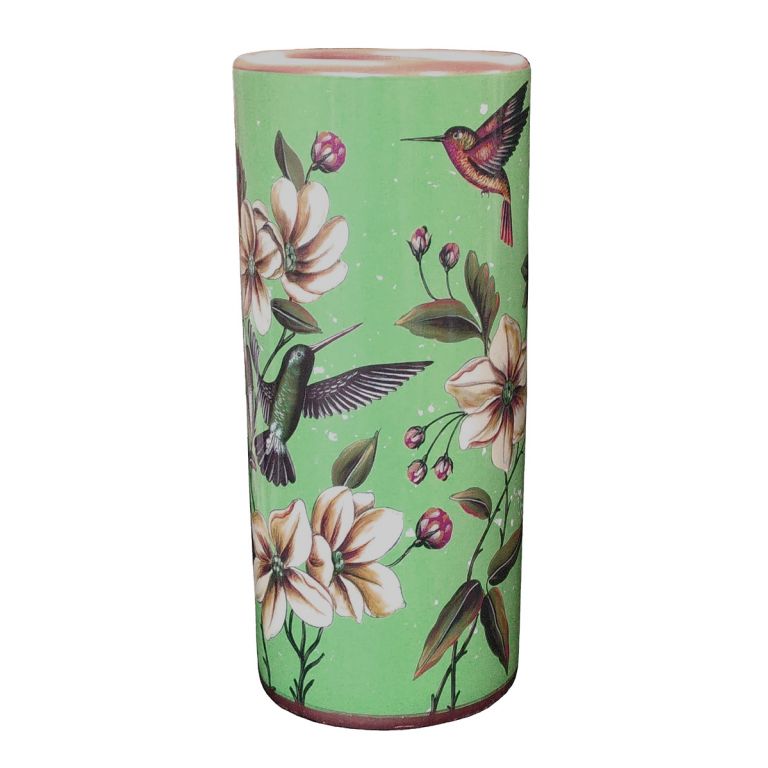 Humming Birds Umbrella Pot