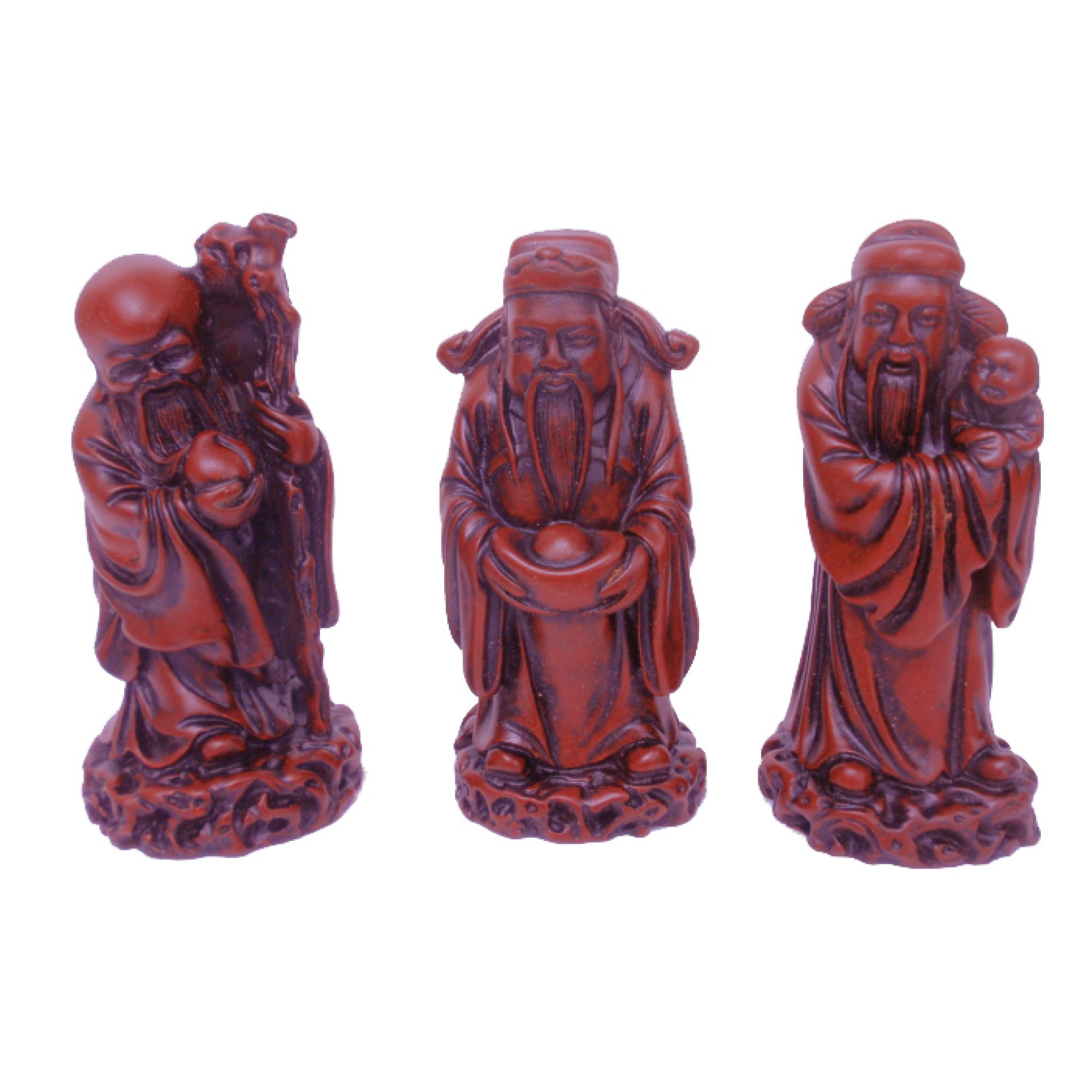 Set of Three Chinese Gods