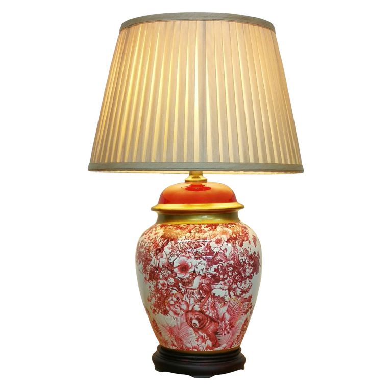 Menagerie Palace Jar Lamp