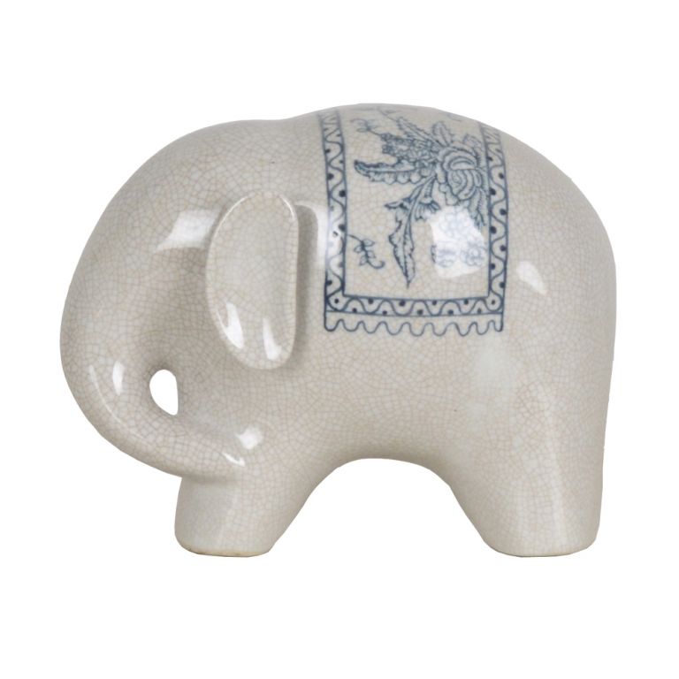 Large Porcelain Elephant