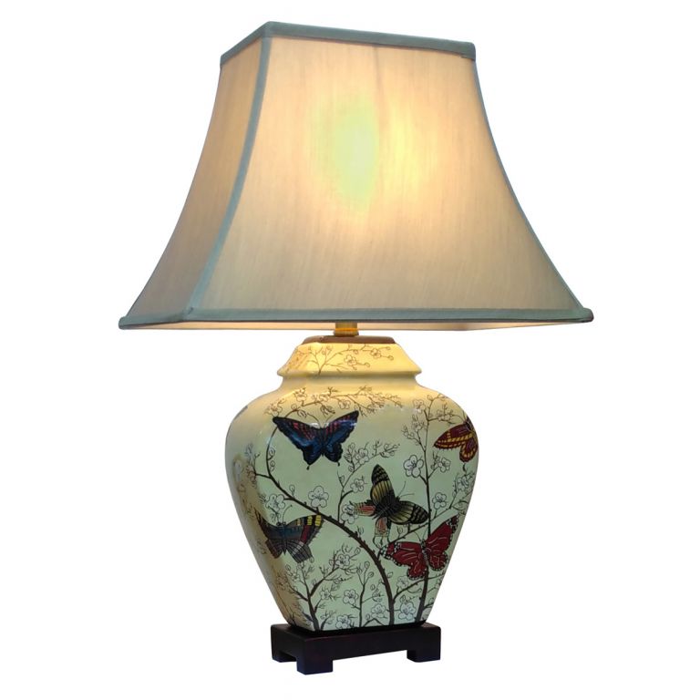 Butterfly and Blossom Lamp