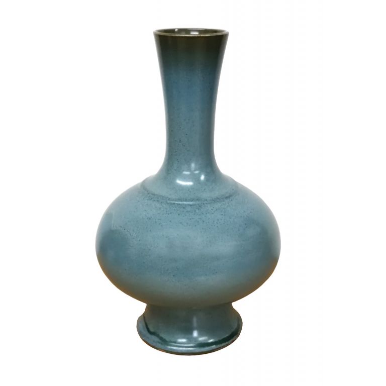 Green Rotund Vase